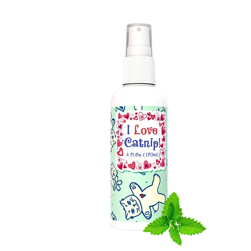 Pet MasterMind I Love Catnip Spray for Cats - Ideal Mess-Free Catnip Spray for Indoor Cats Catnip - Image 1